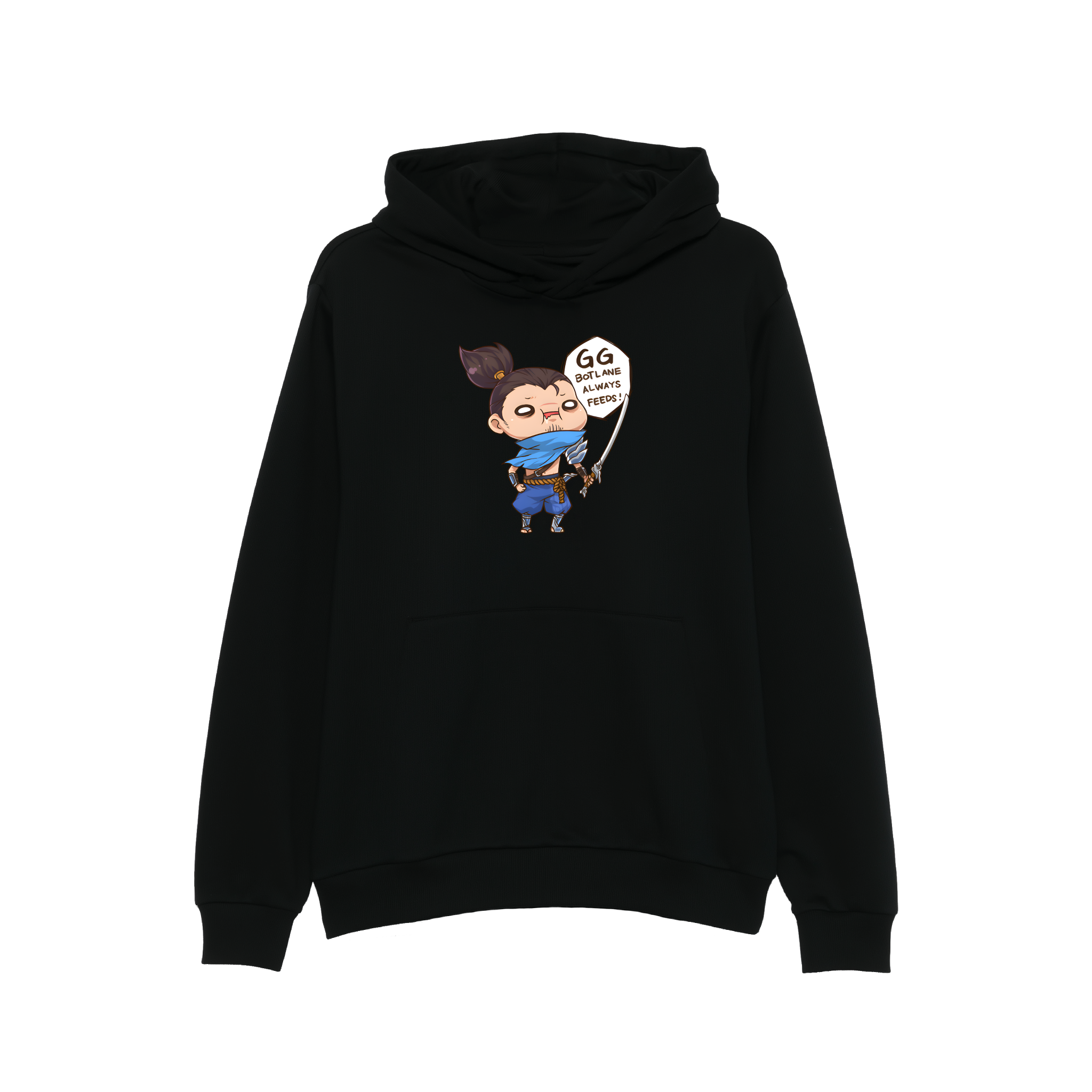 Yasuo - Botlane always Feeds