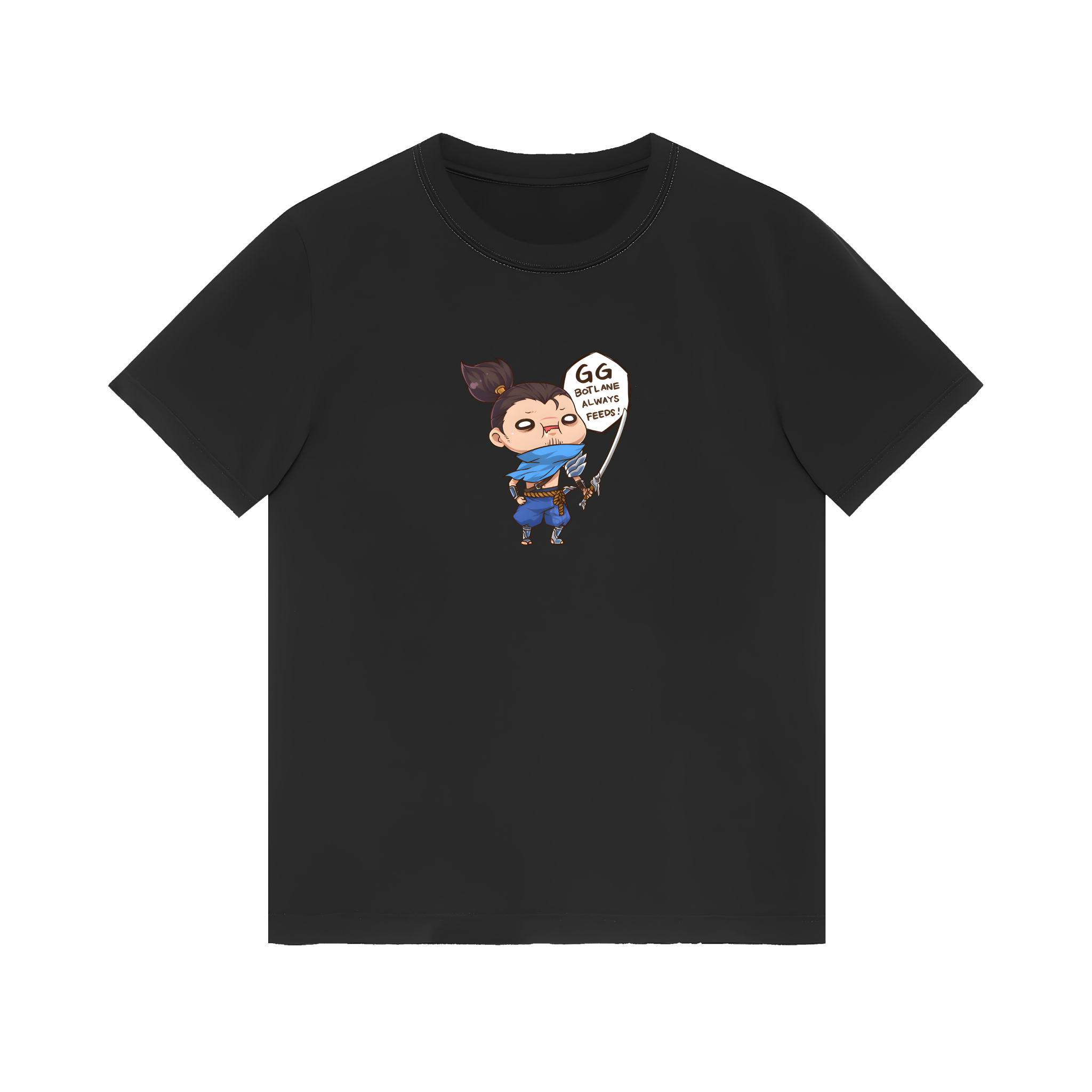 Yasuo - Botlane always Feeds